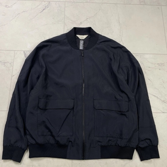 Vuori Jackets & Blazers - Vuori Halo Basin Bomber Jacket Black Full Zip Womens XL $198